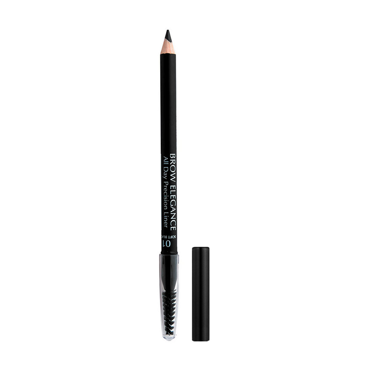 Олівець для брів зі щіточкою Seventeen Brow Elegance All Day Precision Liner 01 Soft Black, 1.8 г